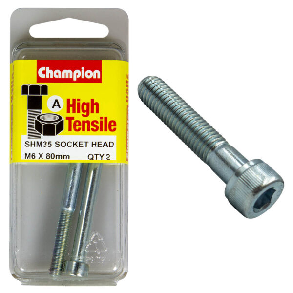 HIGH TENSILE ZINC SOCKET HEAD CAP SCREW PACK