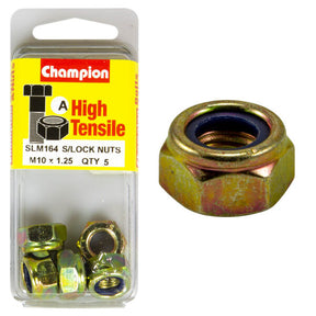 HIGH TENSILE SELF LOCKING / NYLON INSERT METRIC HEX NUT PACK