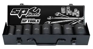 SP Tools 8-piece 3/4-inch Drive Deep 6 Point Metric Impact Socket Set