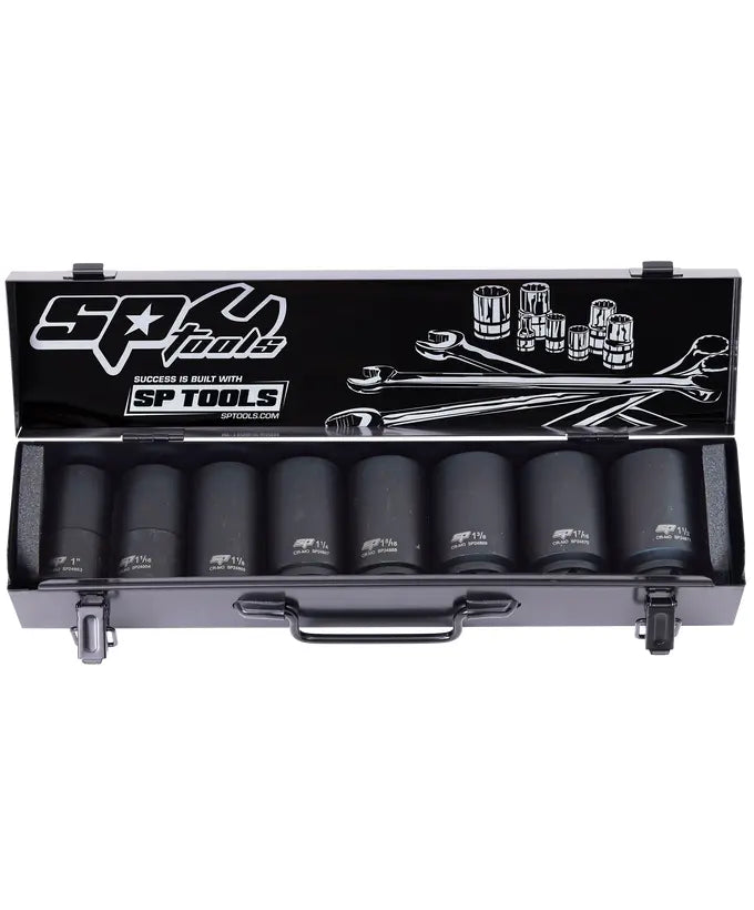 SP Tools 3/4 inch Drive Deep Impact Socket Set SAE