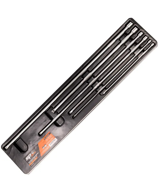 1/4", 3/8" & 1/2"Dr Wobble Extension Bar Set - Long - 6pc