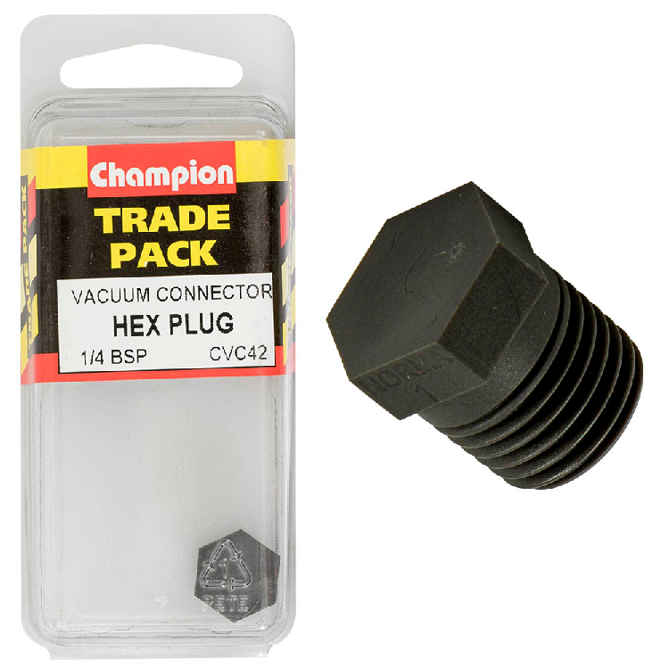 Vacuum Connector Hex Plug