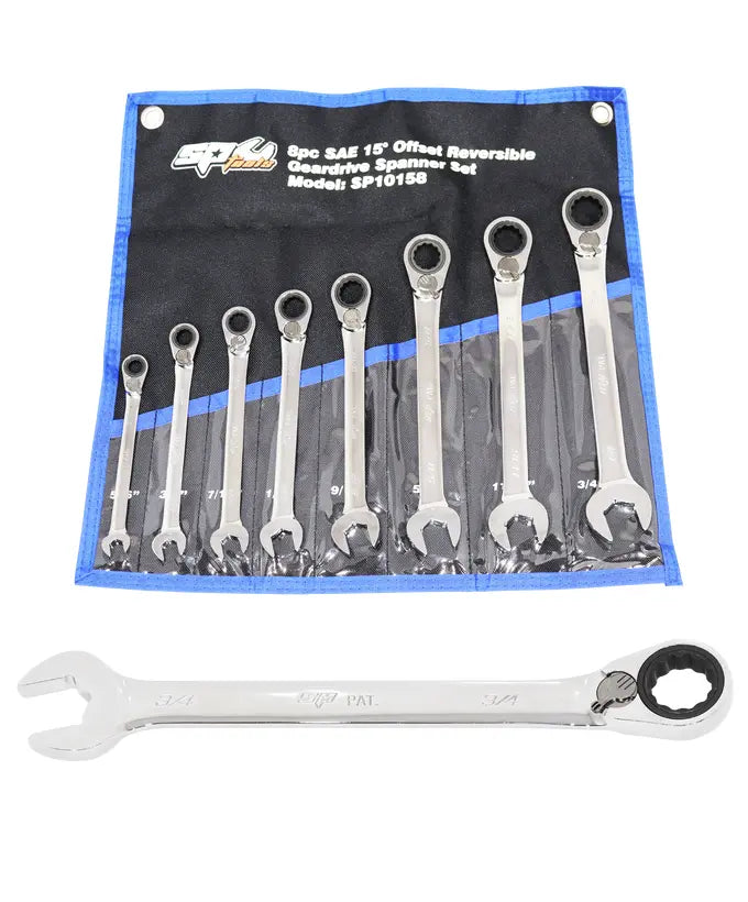 Gear Drive ROE Quad Drive Spanner Set - 15° Offset