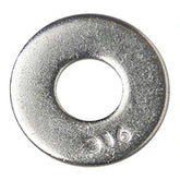 STAINLESS STEEL 316 FLAT WASHER IMPERIAL