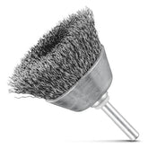 PFERD  50mm (2") Crimped Steel Wire Cup Brush 6mm Shaft 763858