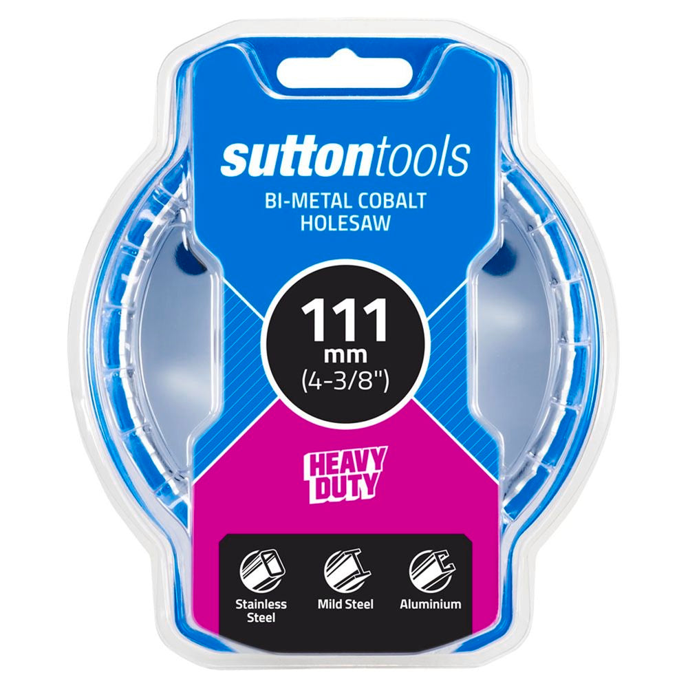 Sutton Tools 111mm White Cobalt Bi-Metal Holesaw