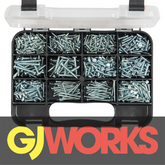 Gj Works Grab Kit 620 Piece Pan Head Slot Self Tapping Screw Set Gka620