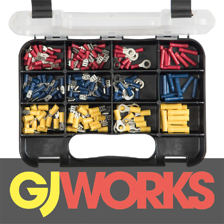 Gj Works Grab Kit Crimp Terminal 170 Piece Set GKA170