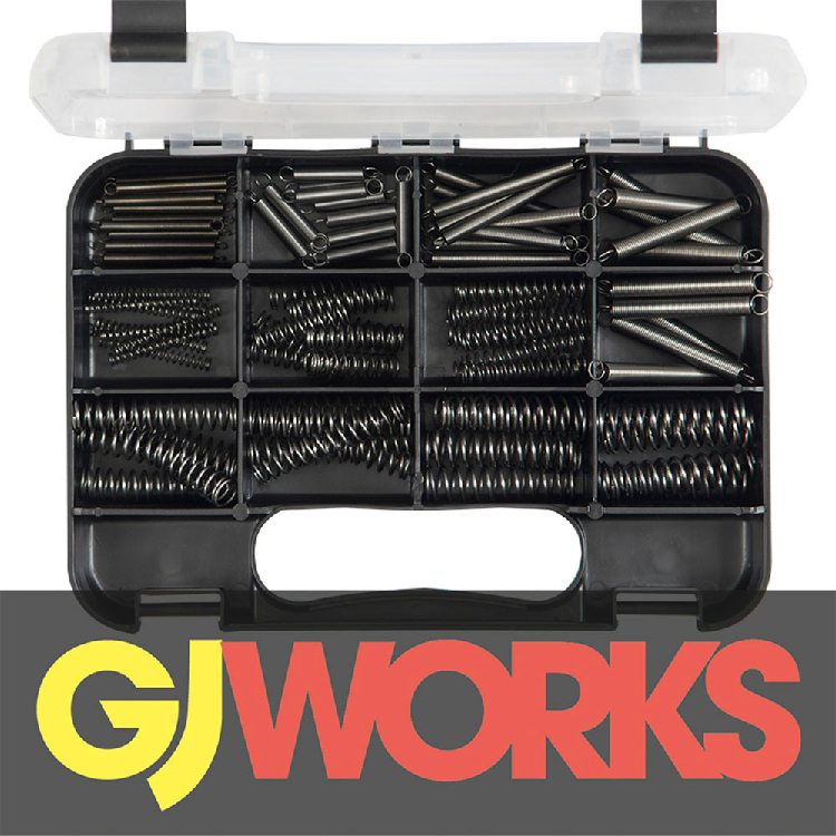 GJ Works Grab Kit Compression And Extension Spring 90 Piece Set GKA92