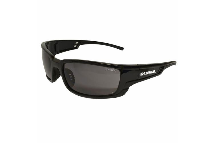 Maxisafe 'Denver' Polarised Lens Smoke Safety Glasses with Black Frame