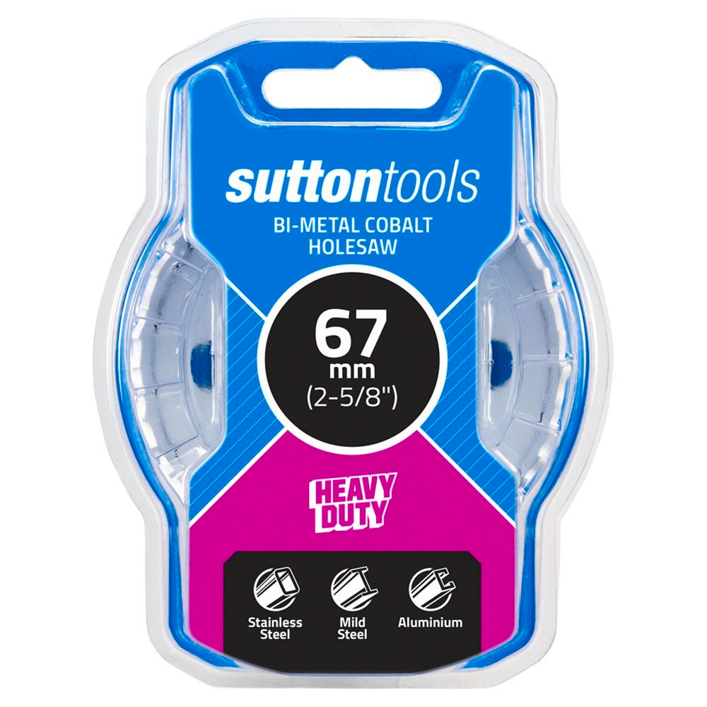 Sutton Tools 67mm White Cobalt Bi-Metal Holesaw