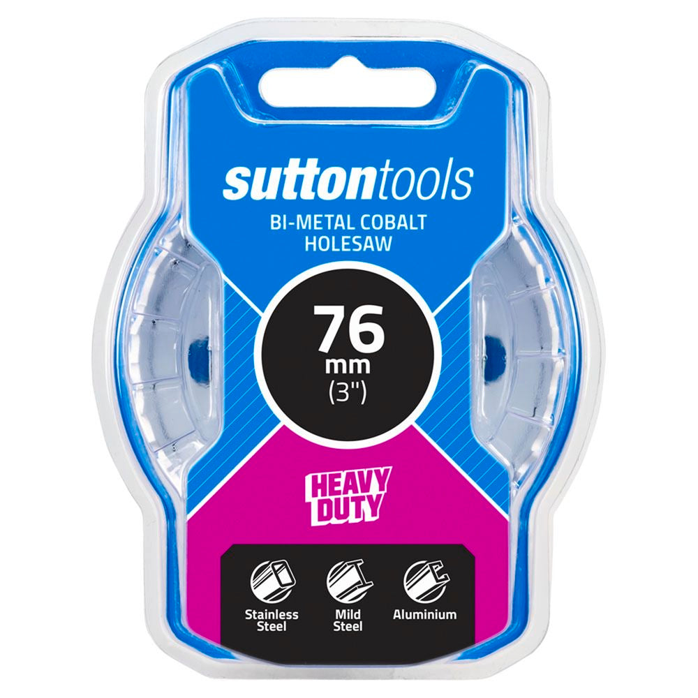 Sutton Tools 76mm White Cobalt Bi-Metal Holesaw