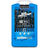 SUTTON 1-13MM METRIC HSS-BLUE JOBBER DRILL BIT SET - BLUE BULLET - 25 PIECE