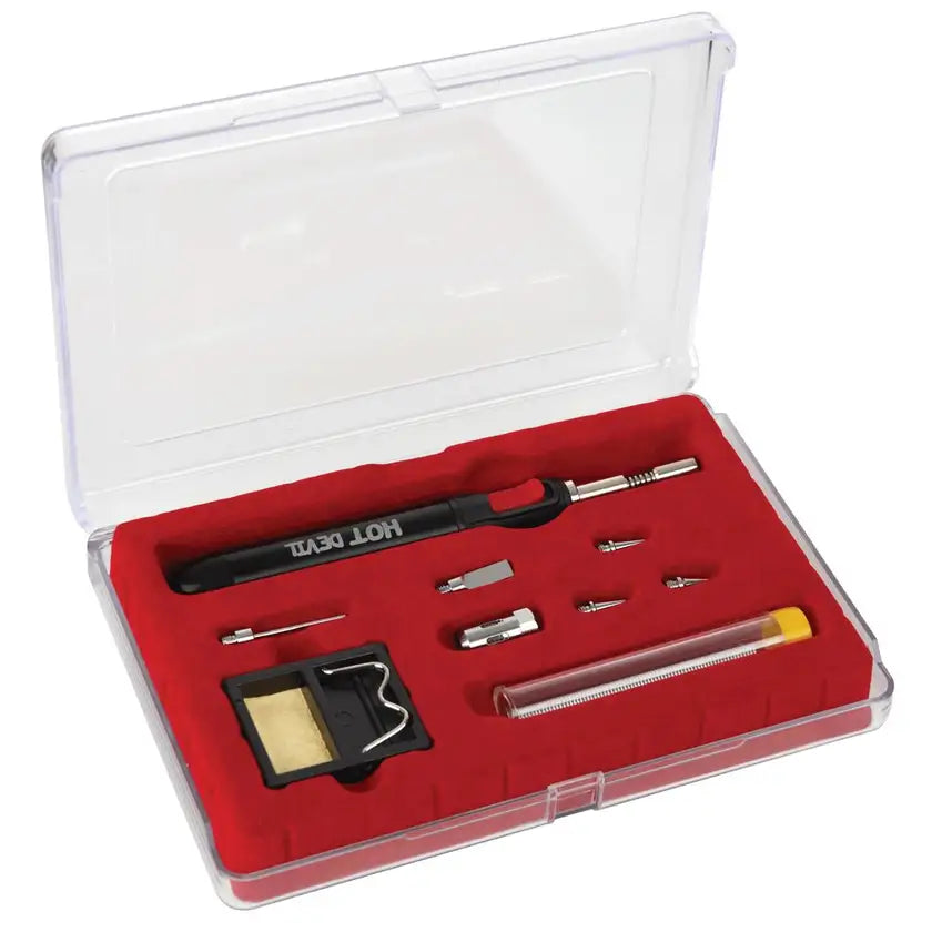 Hot Devil Slim Line Torch Soldering Iron Kit - 9 Piece HT1937K