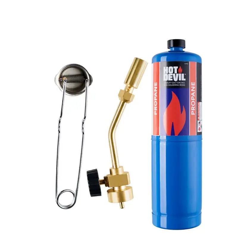 Hot Devil Propane Torch Kit with Hand Sparker HDPTK