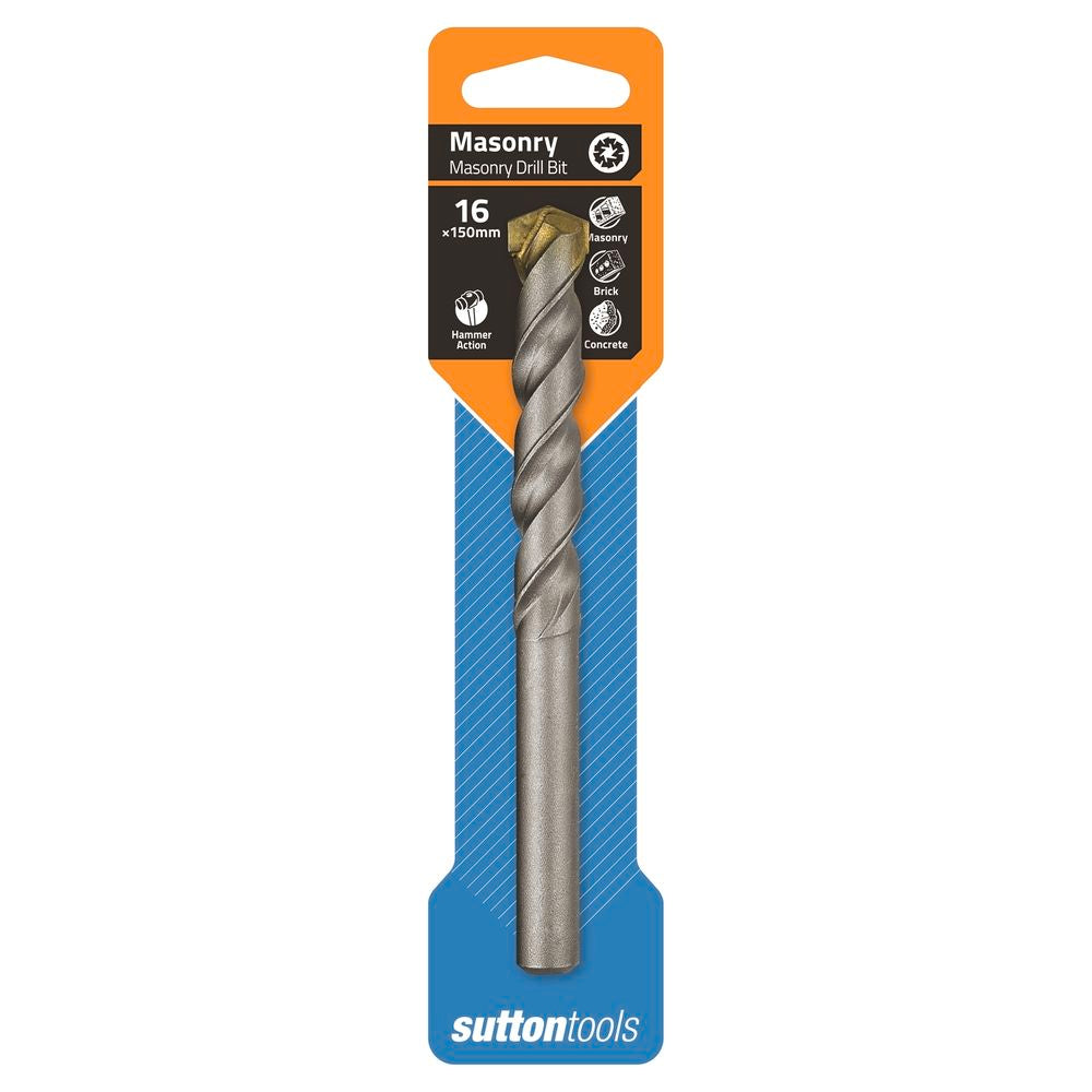 Sutton Tools 16 x 150mm SB TCT Masonry Drill Bit