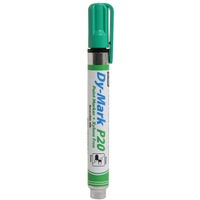 Dy-Mark P20 Paint Marker Reversible Bullet/Chisel Tip Green