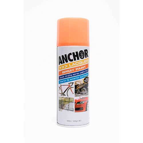 Anchor Aerosol Paint Fluorescent Orange 300g
