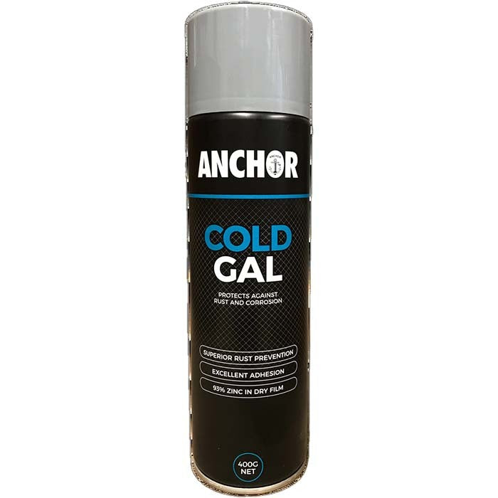 Anchor Industrial Zinc Protection Aerosol Paint Cold Gal 400g
