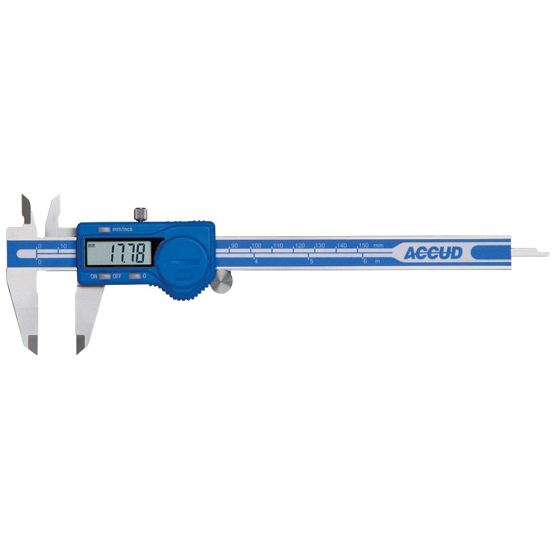 ACCUD 150mm/6" Dual Scale Digital Caliper AC-111-006-12