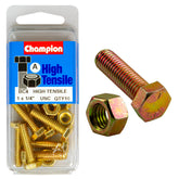 Champion High Tensile 1/4 x 1'' UNC