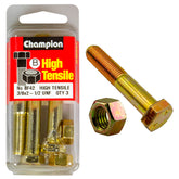 Champion High Tensile 3/8 x 2-1/2'' UNF