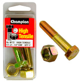 Champion High Tensile 1/2 x 2-1/2'' UNF