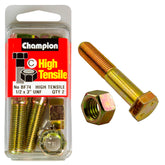 Champion High Tensile 1/2 x 3'' UNF