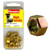 Champion High Tensile M8 x 1.25 Hex Nuts