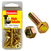 Champion High Tensile M6 x 25mm