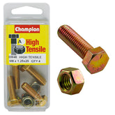 Champion High Tensile M8 x 1.25 x 25mm