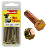 Champion High Tensile M8 x 1.25 x 50mm