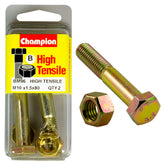 Champion High Tensile M10 x 1.5 x 80mm