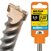 Sutton Tools 5.0 x 160mm 2 Cut SDS Plus Masonry Drill Bit
