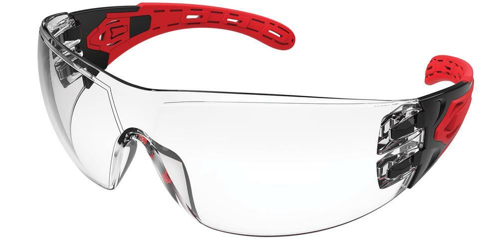 Maxisafe Evolve Clear Safety Glasses Gasket Headband Protective Eye Wear