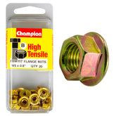 Champion High Tensile M5 x 0.8mm Flange Nuts