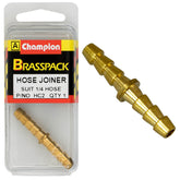 HOSE JOINER – BRASS – 1/4″ HC2