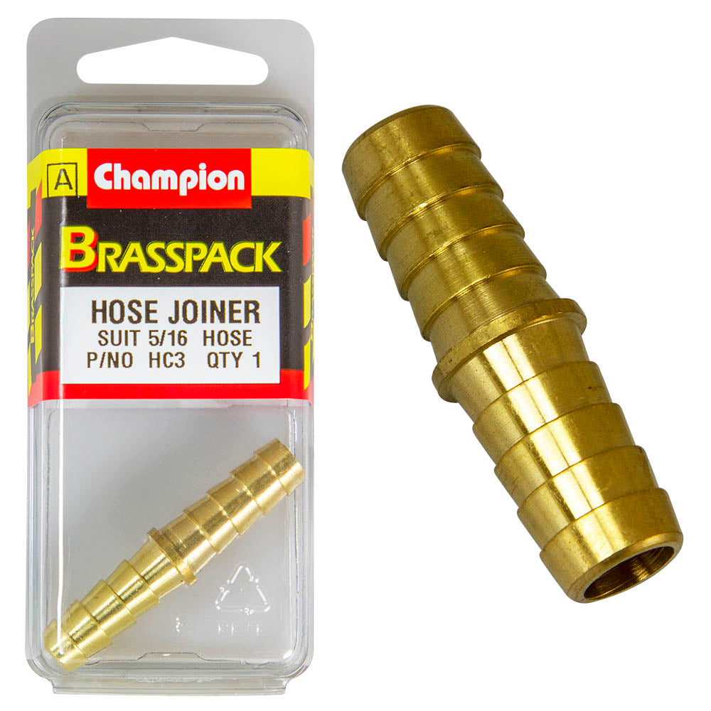 HOSE JOINER – BRASS – 5/16″ HC3