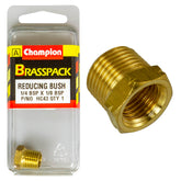 REDUCING BUSH – BRASS – 1/4 to 1/8″ HC43