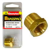 REDUCING BUSH – BRASS – 1/2 to 1/4″ HC45