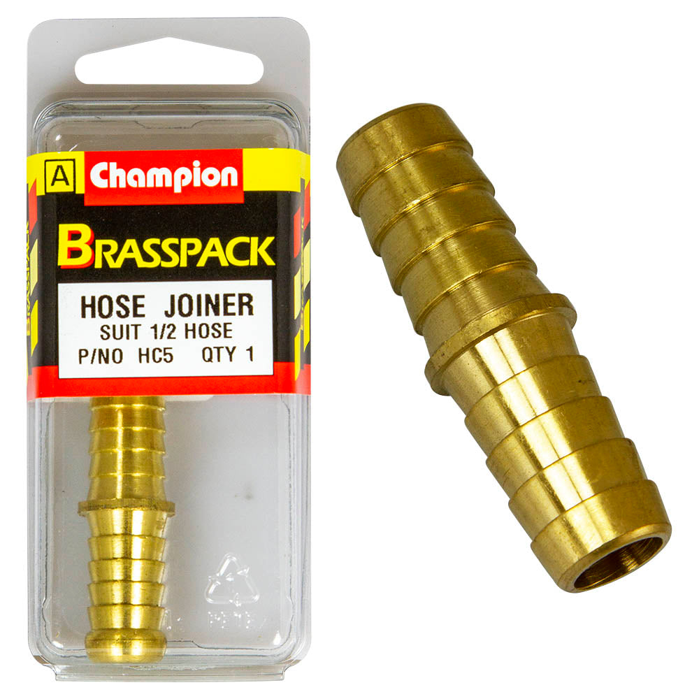 HOSE JOINER – BRASS – 1/2″ HC5