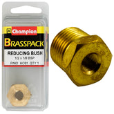 REDUCING BUSH – BRASS – 1/2 to 1/8″ HC61