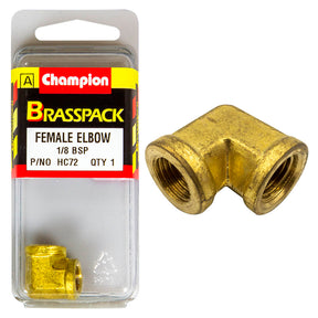 CHAMPION BRASS FEMALE ELBOW