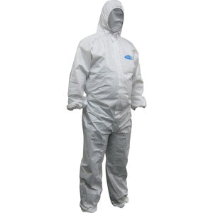 MAXISAFE KOOLGUARD LAMINATED DISPOSABLE COVERALLS White Extra Large