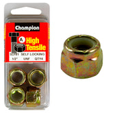 Champion High Tensile 1/2'' UNF LOCKNUT