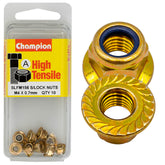 Champion High Tensile M4 x 0.7mm Flange Nuts