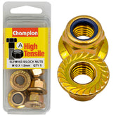 Champion High Tensile M10 x 1.5mm Flange Locknut