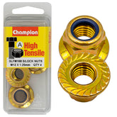 Champion High Tensile M12 x 1.25mm Flange Locknut