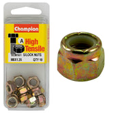 Champion High Tensile M8 x 1.25mm Locknut