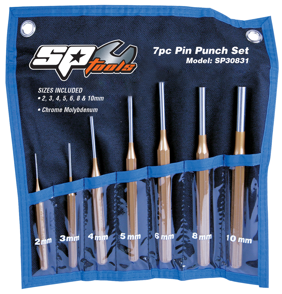 SP Tools Pin Punch Set-5 Piece SP30831